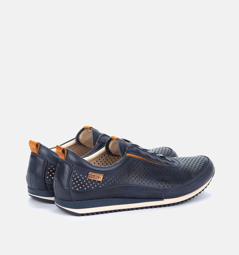 Pikolinos Liverpool Mocassins en Bleu pour hommes (355438) - pour semelles orthopédiques