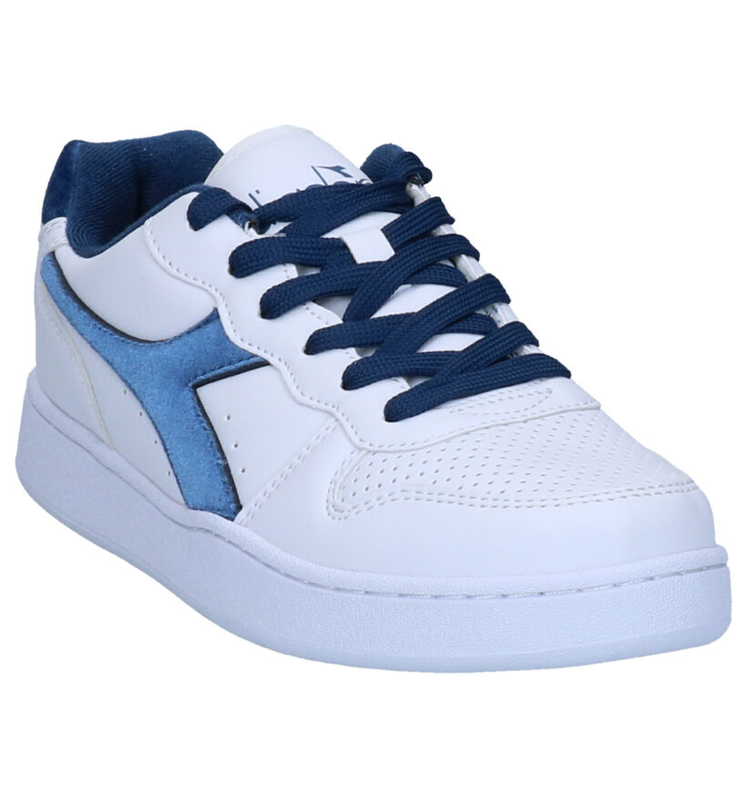 Diadora Playground Smooth Sneakers Wit in kunstleer (253746)