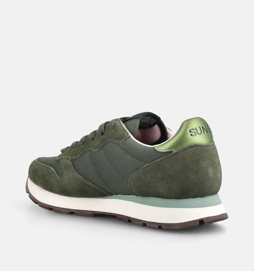 Sun68 Ally Solid Baskets en Vert kaki pour femmes (379716) - pour semelles orthop&eacute;diques
