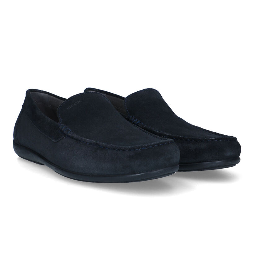 Geox Ascanio Mocassins en Bleu pour hommes (320080)