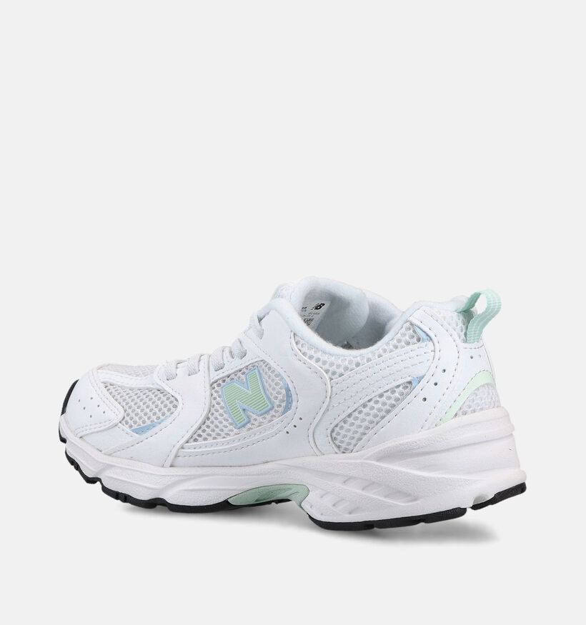 New Balance 530 Baskets basses en Blanc pour filles (366209) - pour semelles orthop&eacute;diques