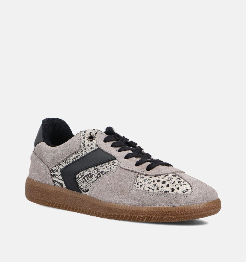 Verbenas Sora Snake Grijze Sneakers voor dames (364407) - geschikt voor steunzolen