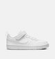 Nike Court Borough Witte Sneakers voor jongens, meisjes (367320) - geschikt voor steunzolen