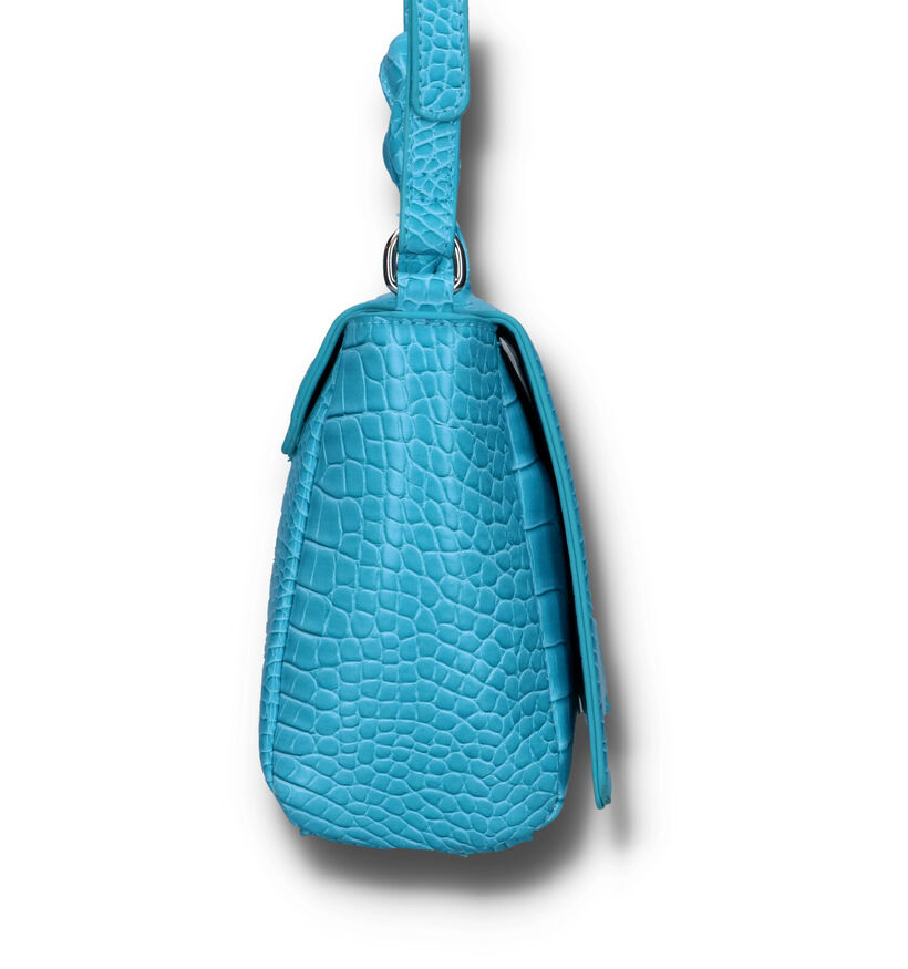 Pieces Kenna Croco Sac à main en Bleu pour femmes (326835)