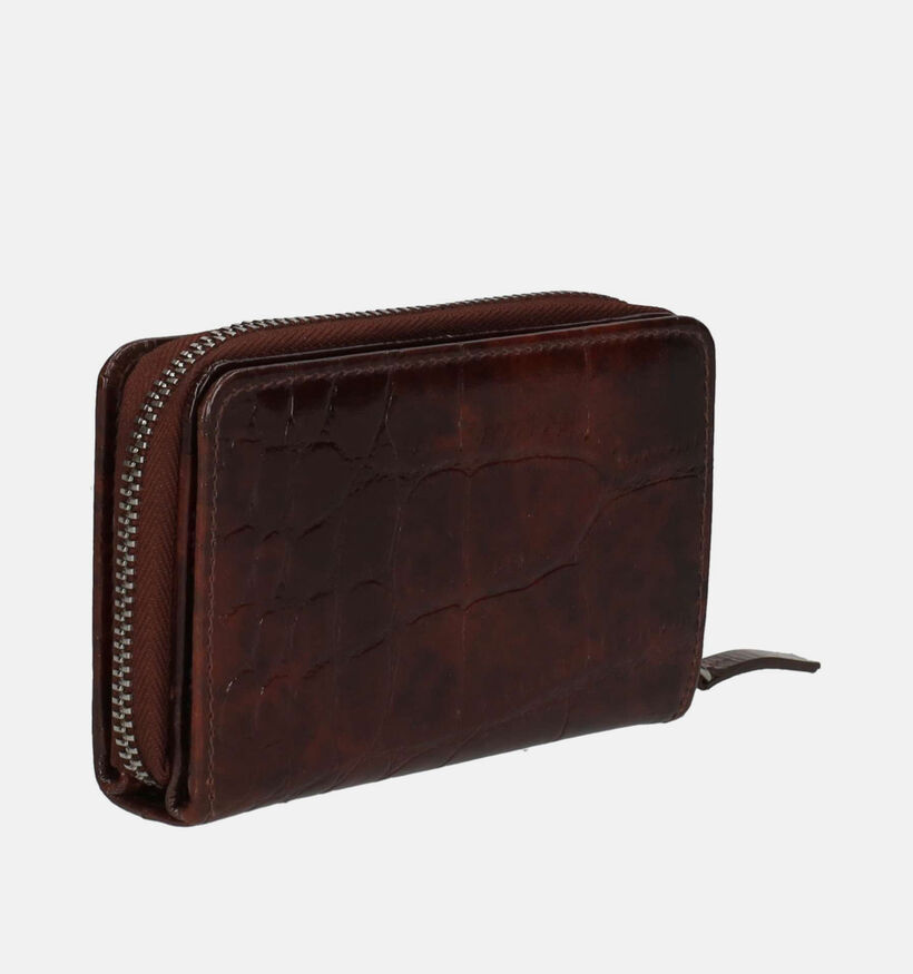 Burkely Colbie Porte-monnaie zipp&eacute; en Bordeaux pour femmes (380458)