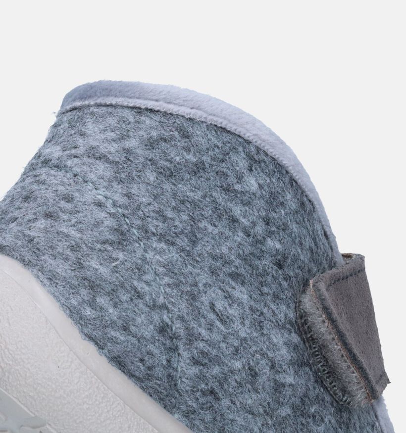 Milo & Mila Pantoufles fermées en Gris pour filles, garçons (332297) - pour semelles orthopédiques
