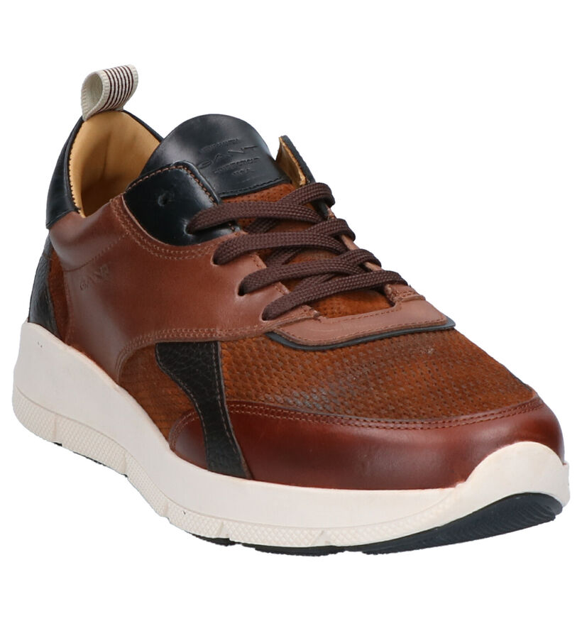 Gant Delaware Cognac Sneakers in leer (261316)