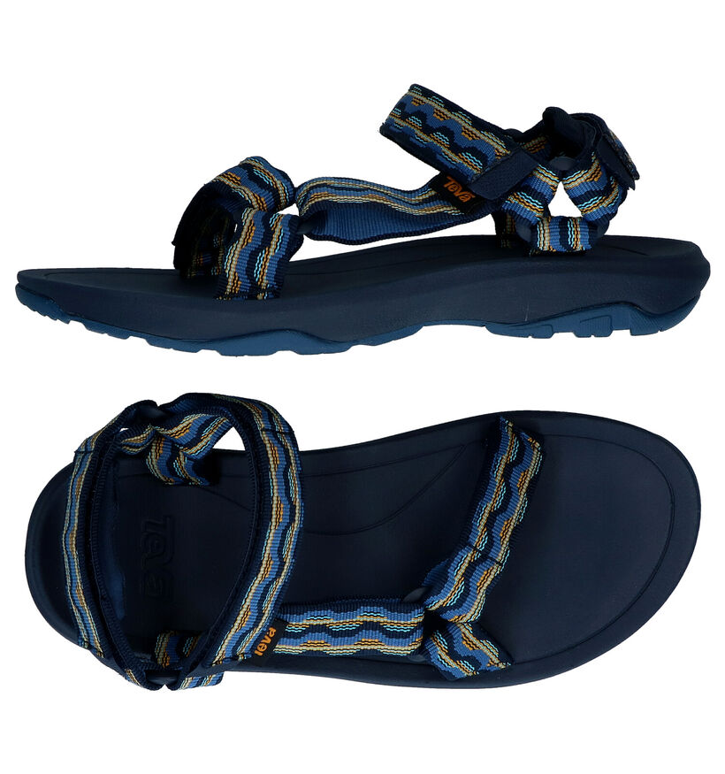 Teva Hurricane Blauwe Sandalen in stof (286623)