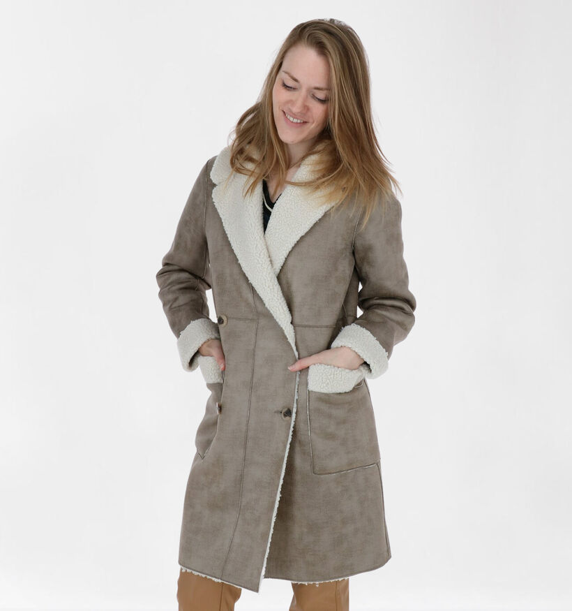 Vila Manteau réversible en Taupe (284152)