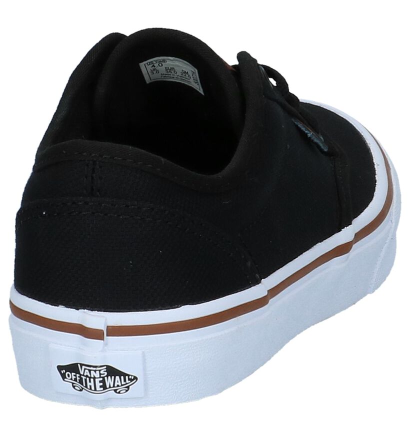 Vans Atwood Baskets de skate en Noir en textile (239844)