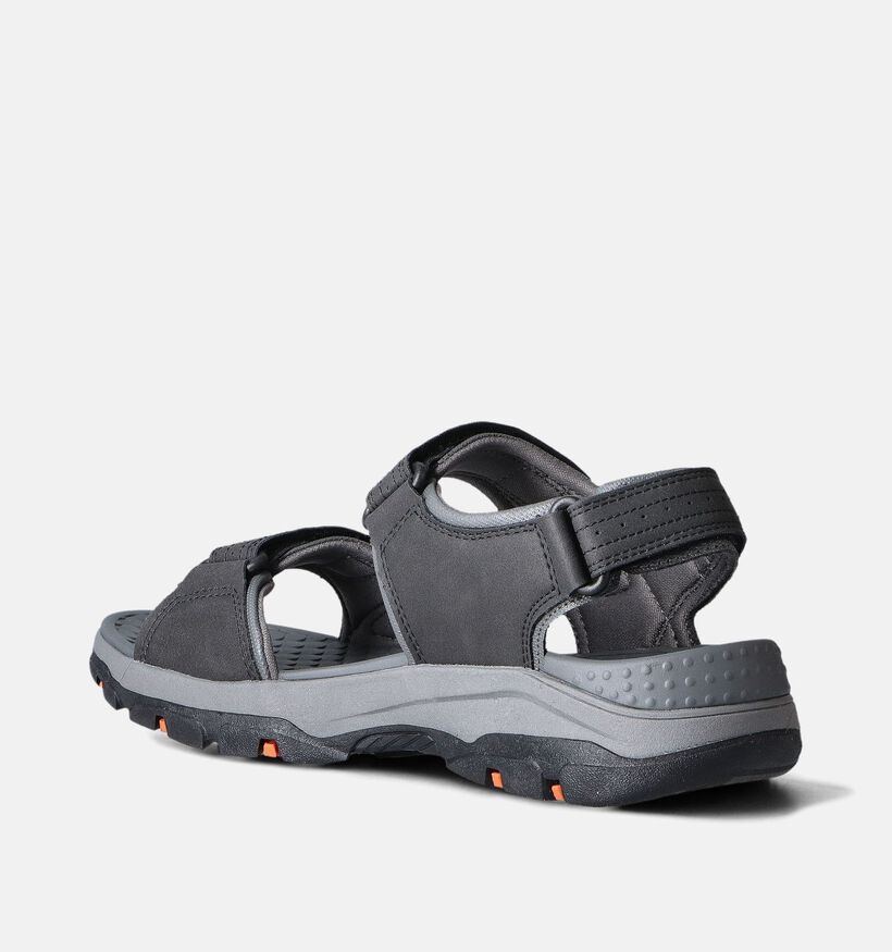 Skechers Tresmen Garo Sandales en Noir pour hommes (354766)