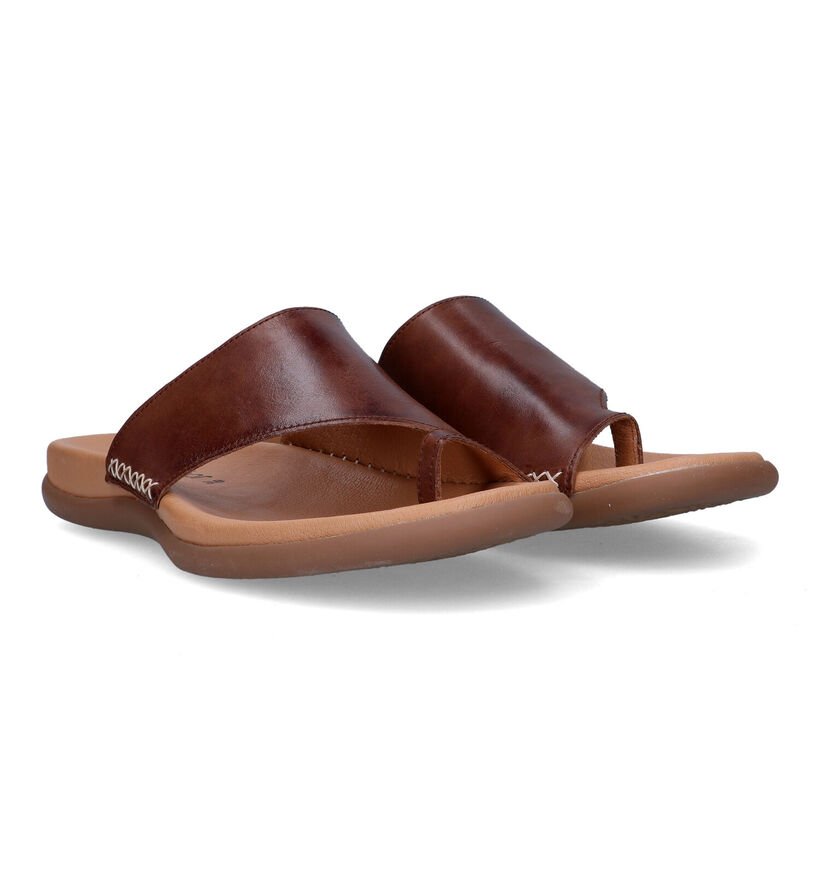 Gabor Best Fitting Cognac Teenslippers voor dames (323427)