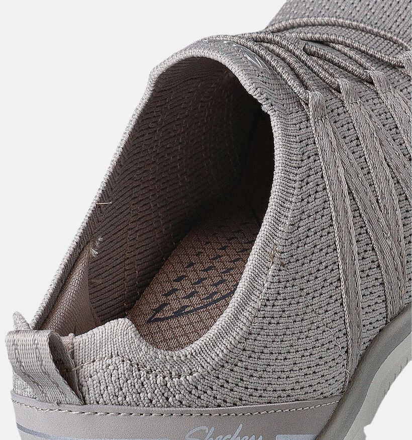Skechers Arch Fit Taupe Sneakers voor dames (351885) - geschikt voor steunzolen