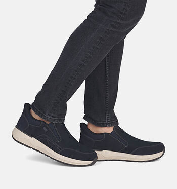 Rieker Chaussures plates Bleu