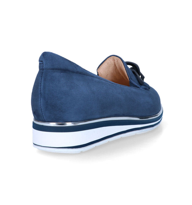 Softwaves Chaussures à enfiler en Bleu en daim (325077)