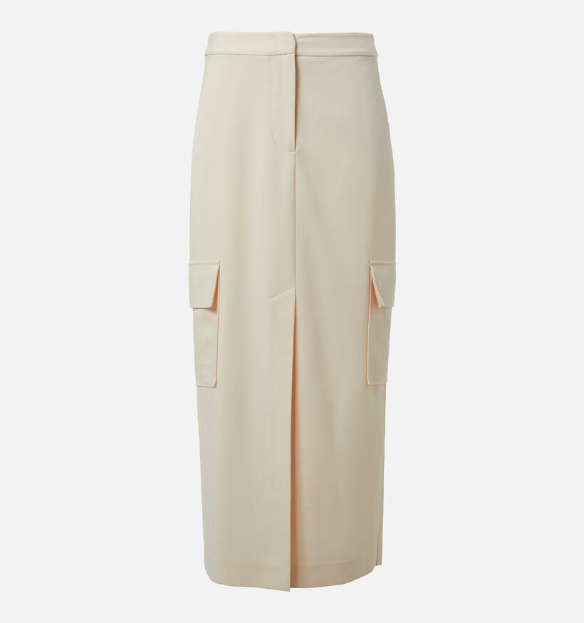 comma casual identity Jupe longue en Écru pour femmes (348511)