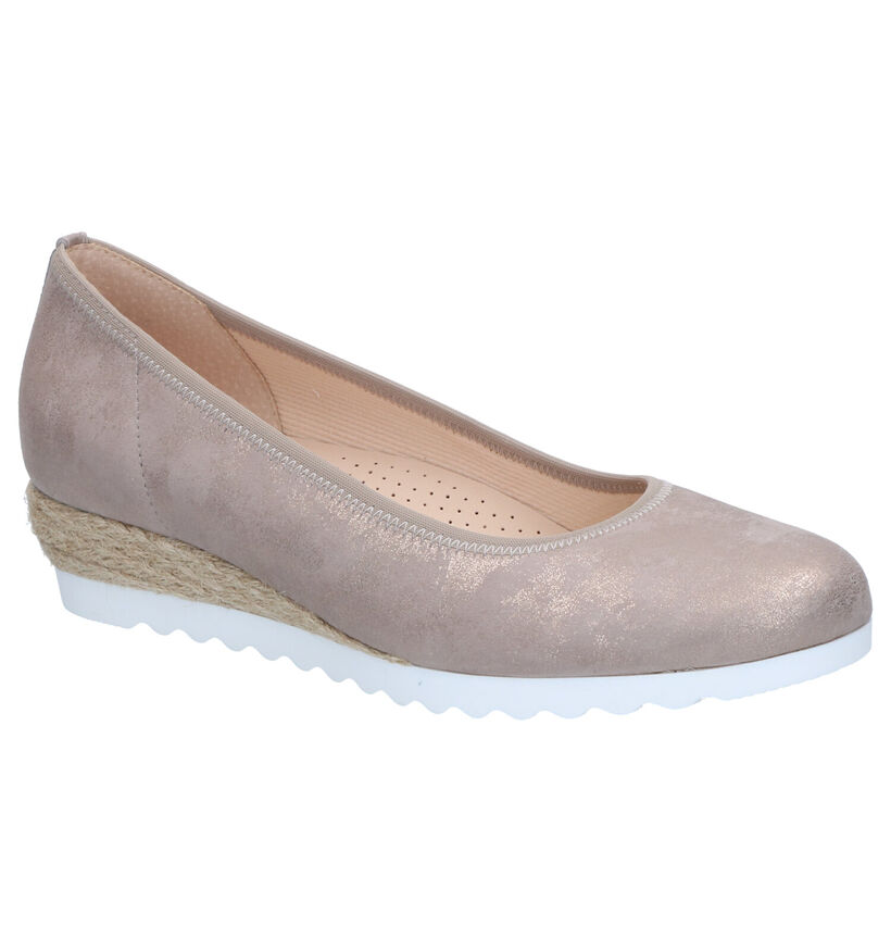 Gabor Easy Walking Escarpins en Or en daim (271672)