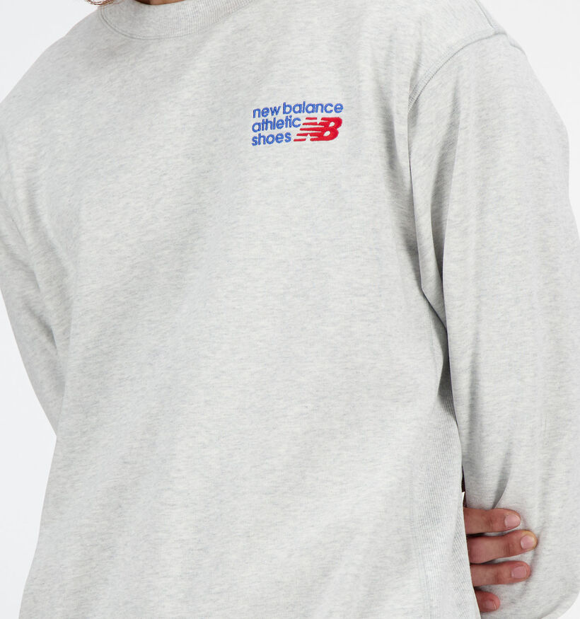 New Balance Sweatshirt en Gris pour hommes (362053)