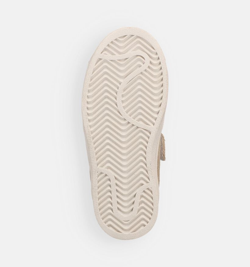 Little David Lichtbeige/Witte Sneakers voor meisjes (370870)