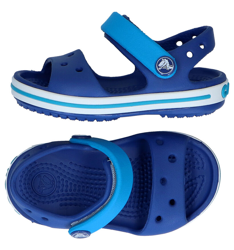 Crocs Crocband Sandales en Bleu pour filles, garçons (324198)