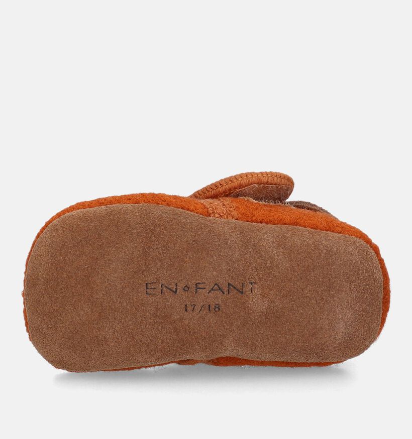 Enfant Pantoufles pour bébé en Orange pour filles, garçons (327078)