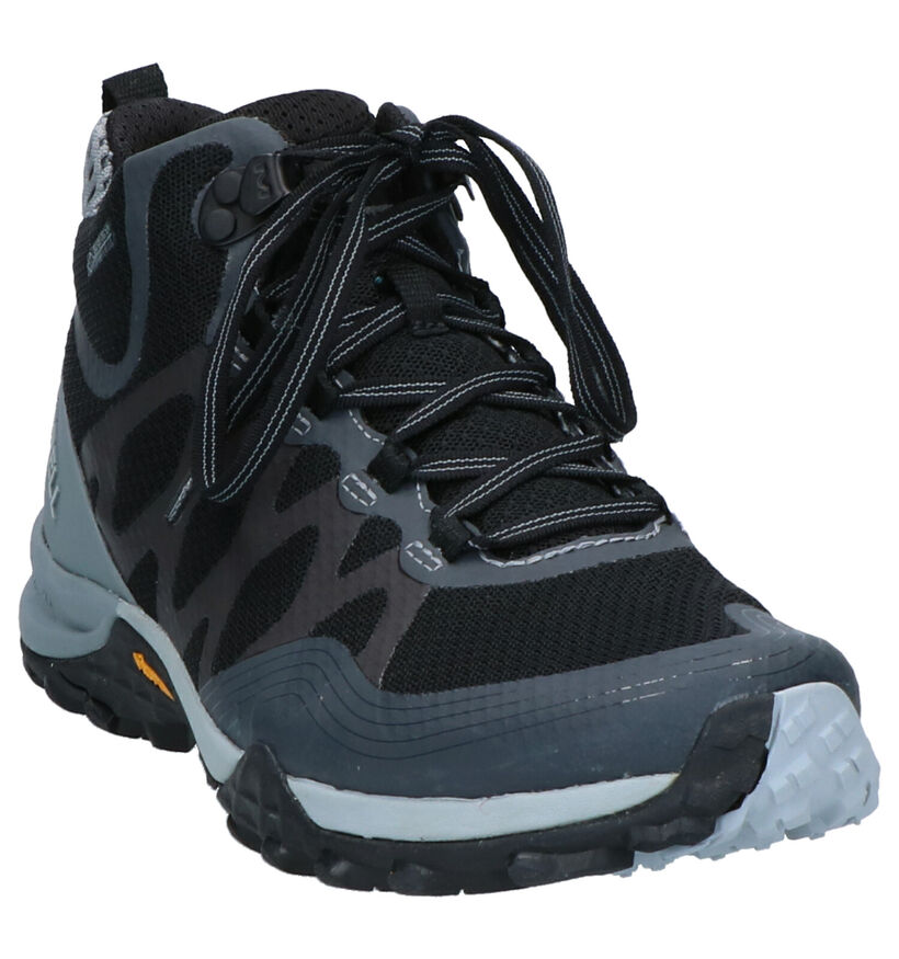 Merrell Siren Zwarte Wandelschoenen in daim (259377)