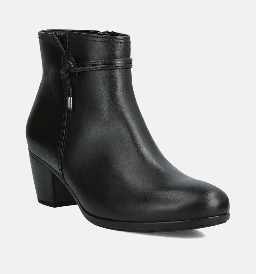 Gabor Best Fitting Bottines à talons en Noir pour femmes (360297) - pour semelles orthopédiques