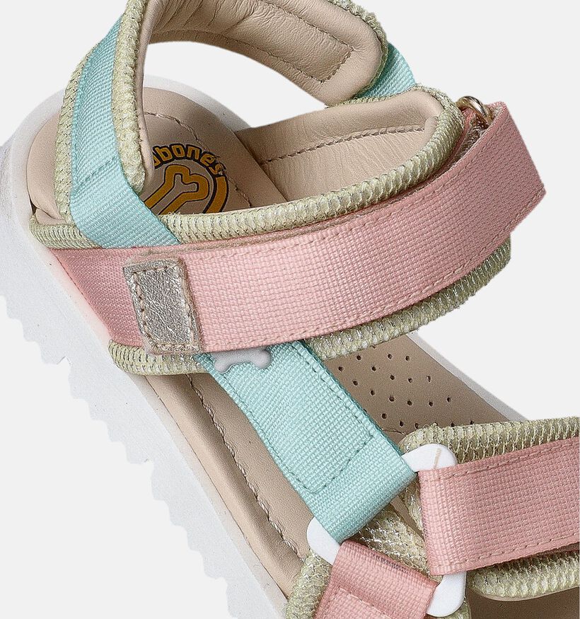 STONES and BONES Laker Roze-Groene Sandalen voor meisjes (358296)