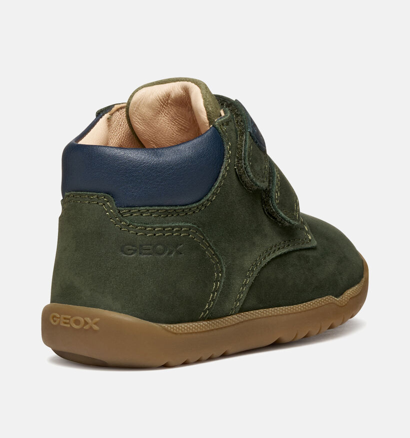 Geox Macchia Bruine Velcroschoenen Geox Macchia Groene Velcroschoenen voor jongens (360350) - geschikt voor steunzolen