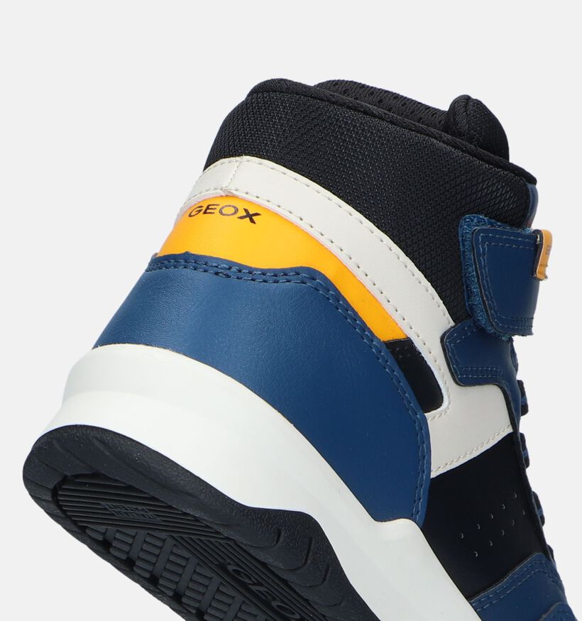 Geox Perth Blauwe Hoge Sneakers voor jongens (328538) - geschikt voor steunzolen