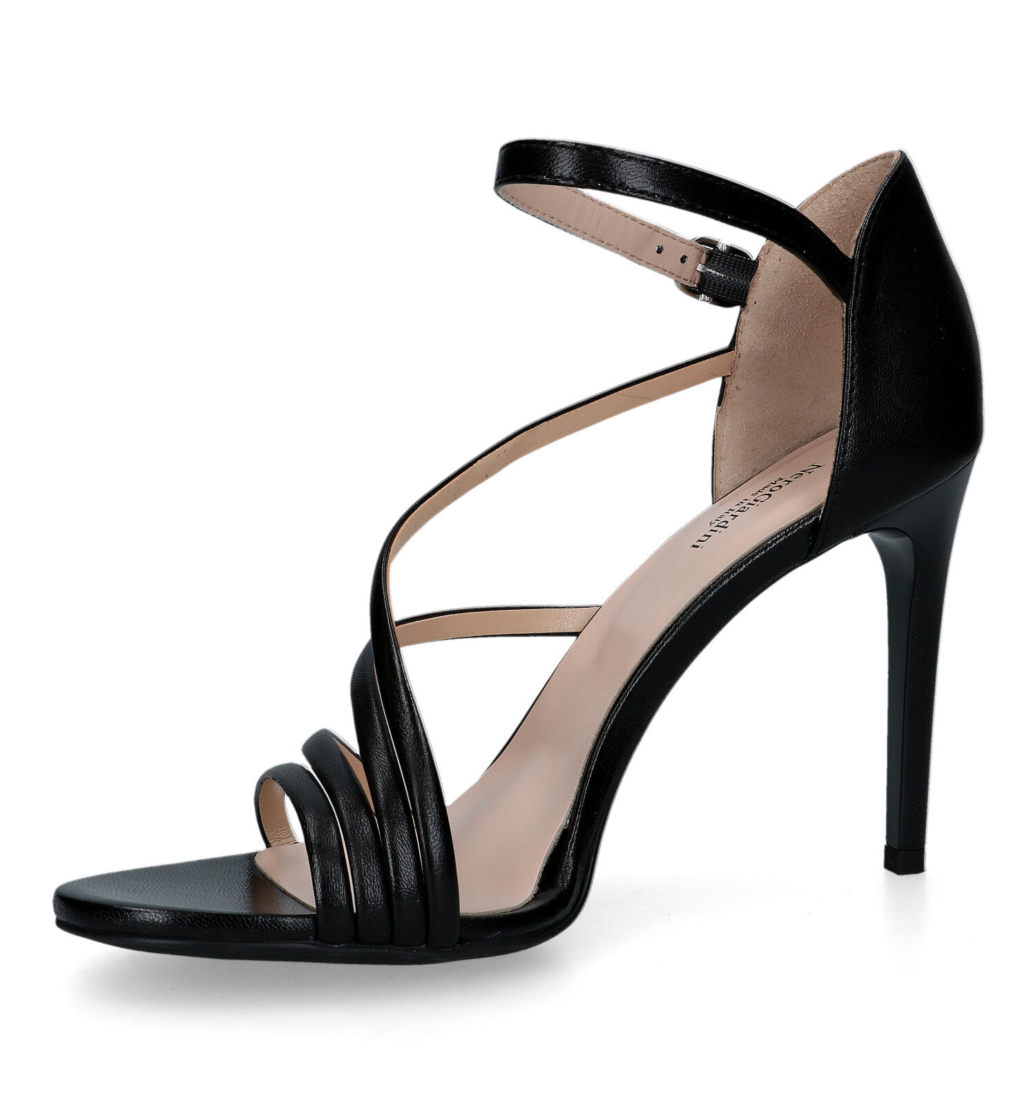 Zwarte dames sandalen met hak sales