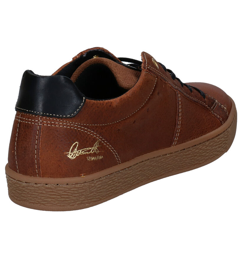 Bullboxer Chaussures à lacets en Brun foncé en cuir (276956)