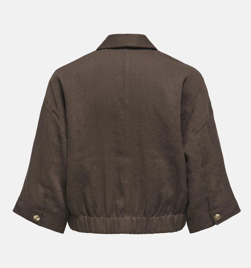 JDY Finn Donkerbruine Korte Blazer voor dames (378308)