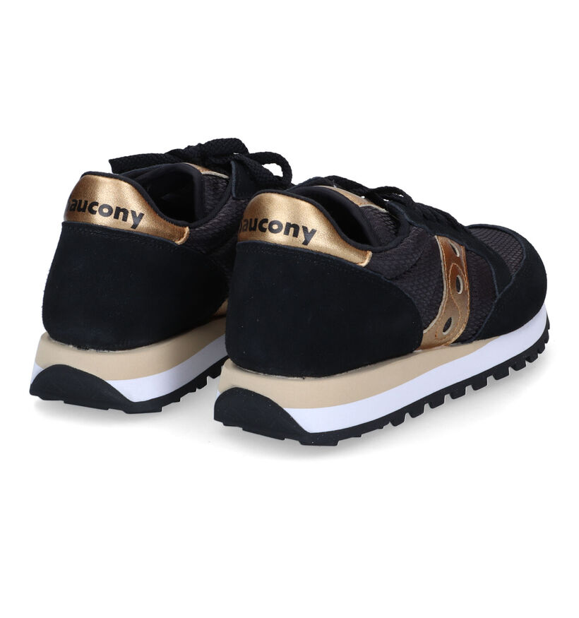 Saucony Jazz Original Zwarte Sneakers voor dames (312499) - geschikt voor steunzolen