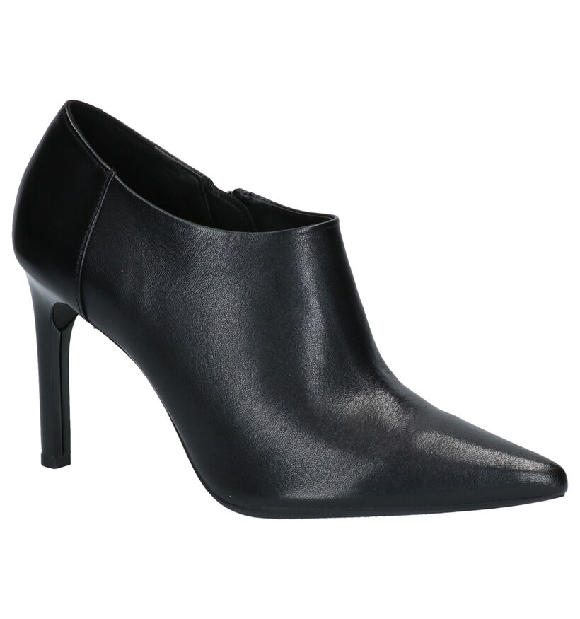 Geox Zwarte Enkelpumps in leer (263879)