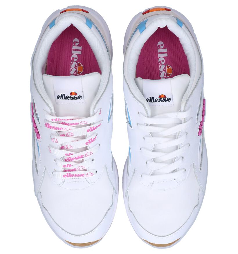 Ellesse Contest Baskets basses en Blanc en cuir (241633)