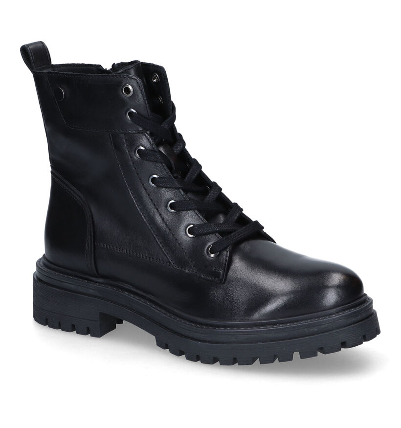 Geox Boots à lacets en Noir pour femmes (294024)