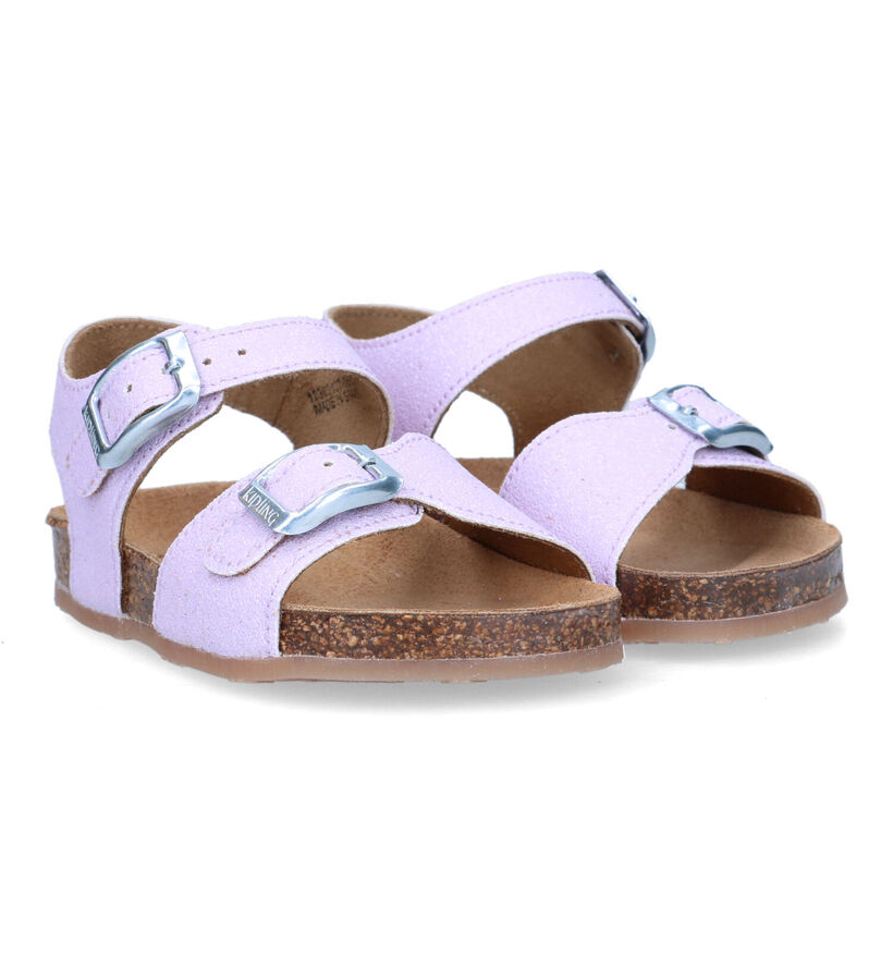 Kipling Pastel Paarse Sandalen in kunstleer (324444)