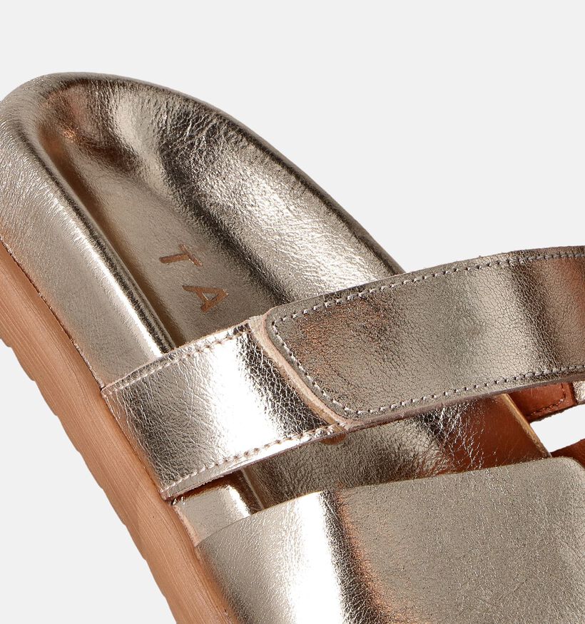 Tango Lilia 1 Nu-pieds plates en Or pour femmes (363079)