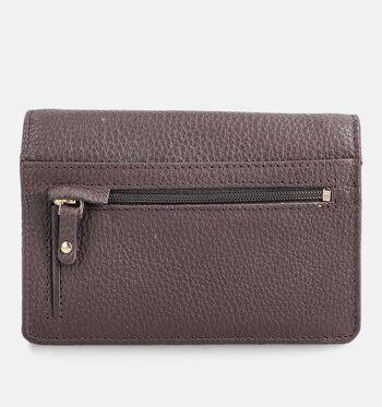Crinkles Portemonnees Zwart/Beige/Bruin/Bordeaux/Groen