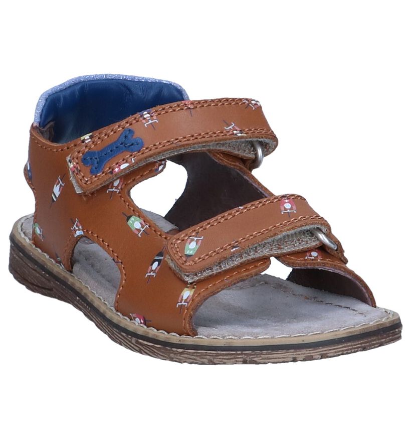 STONES and BONES Delo Blauwe Sandalen in leer (287902)