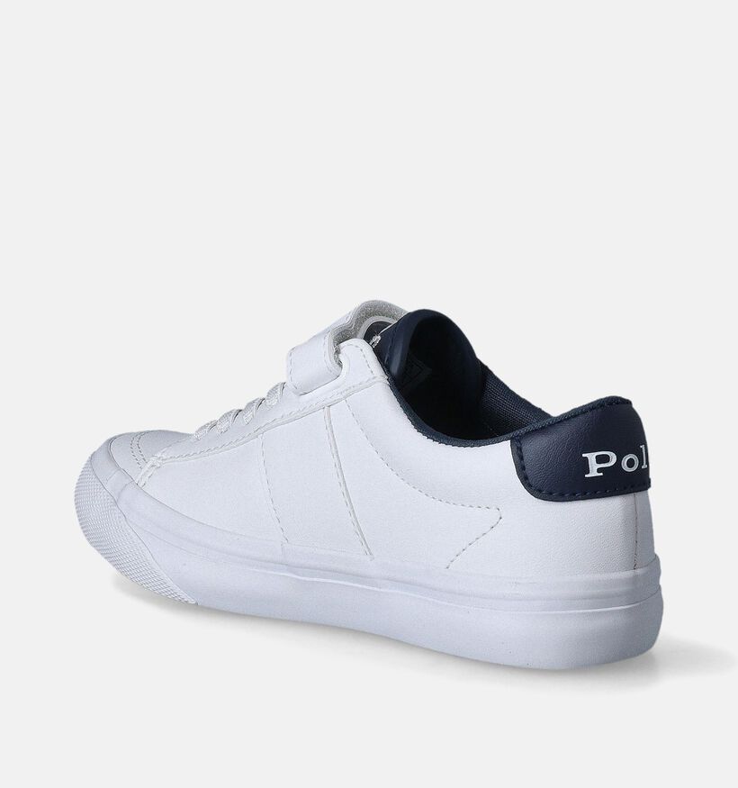 Polo Ralph Lauren Ryley Chaussures à scratch en Blanc pour garçons (353502)