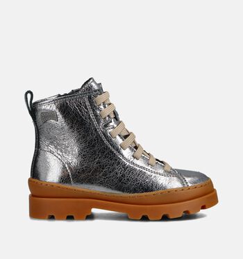 Camper Boots Zwart/Cognac/Zilver