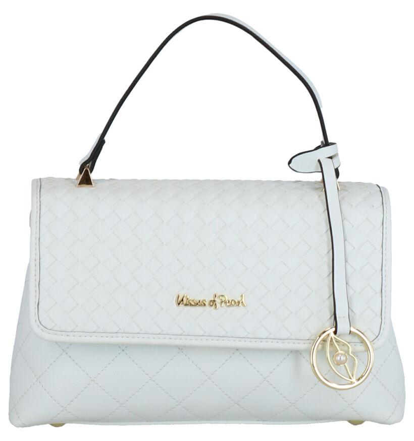 Kisses of Pearl Zora Witte Handtas in kunstleer (273760)