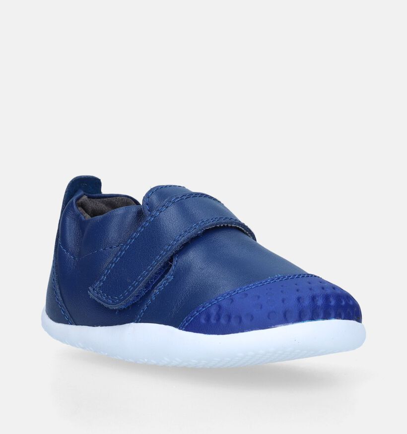 Bobux Marvel Go Chaussons pour bébé en Bleu pour garçons, filles (320697)