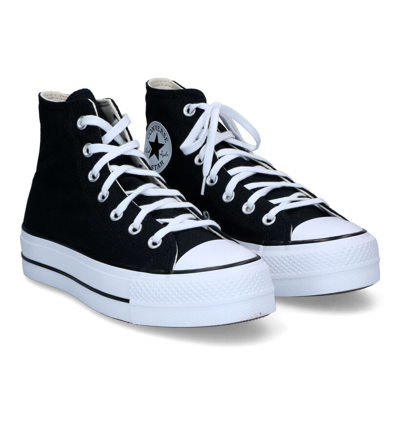 Chuck Taylor All Star Platform Zwarte Sneakers voor dames (317452)