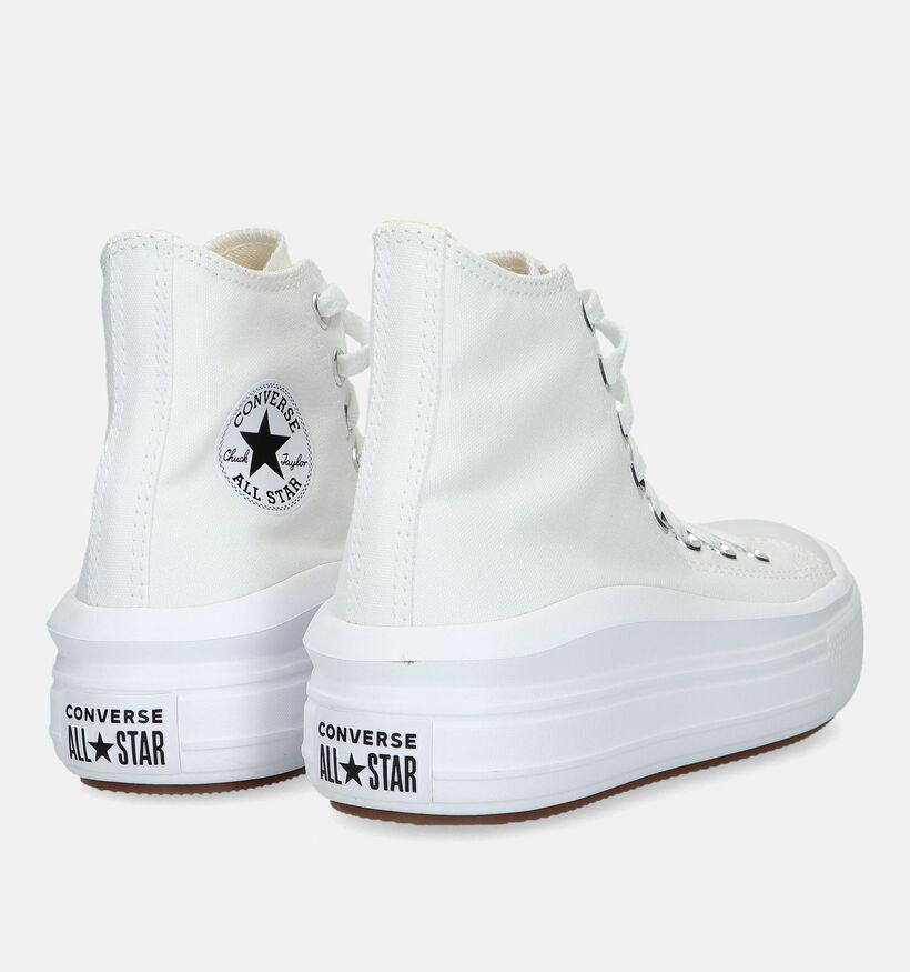 Converse Chuck Taylor All Star Move Platform Baskets en Blanc pour femmes (327859) - pour semelles orthopédiques