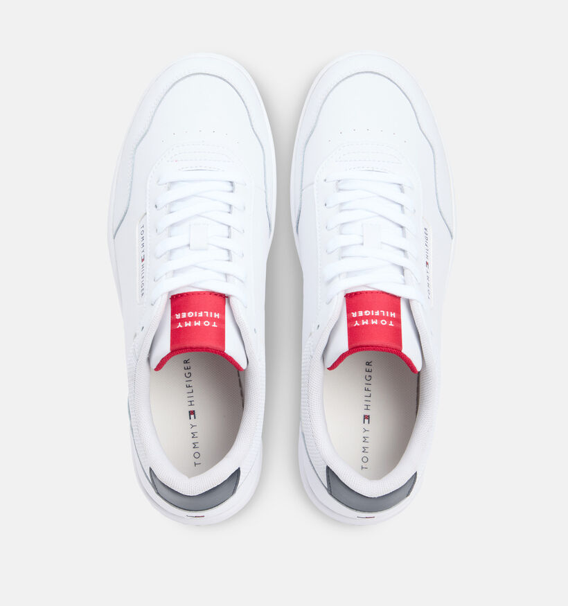 Tommy Hilfiger Core Lite Chaussures &agrave; lacets en Blanc pour hommes (368610) - pour semelles orthop&eacute;diques