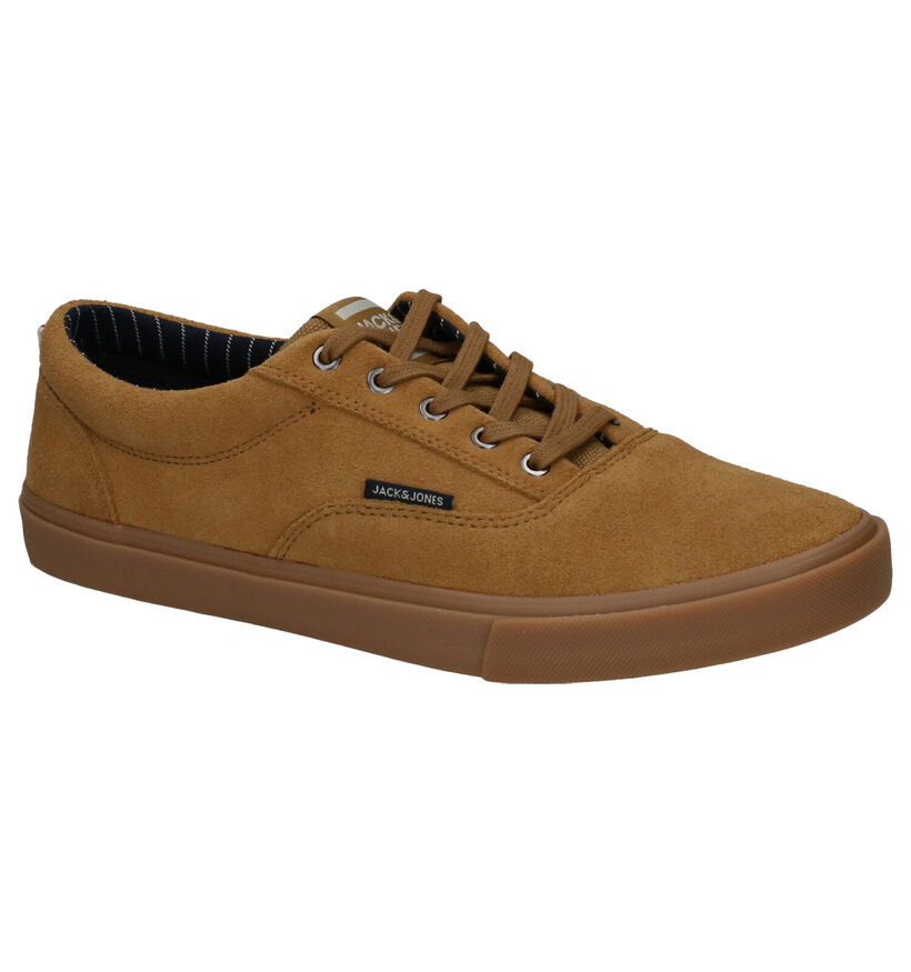 Jack & Jones Vision Skate Sneakers en Naturel en daim (256066)