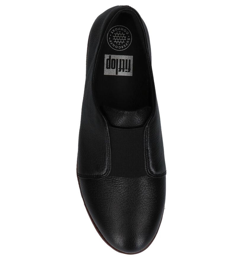 FitFlop Chaussures slip-on en Noir en cuir (225577)